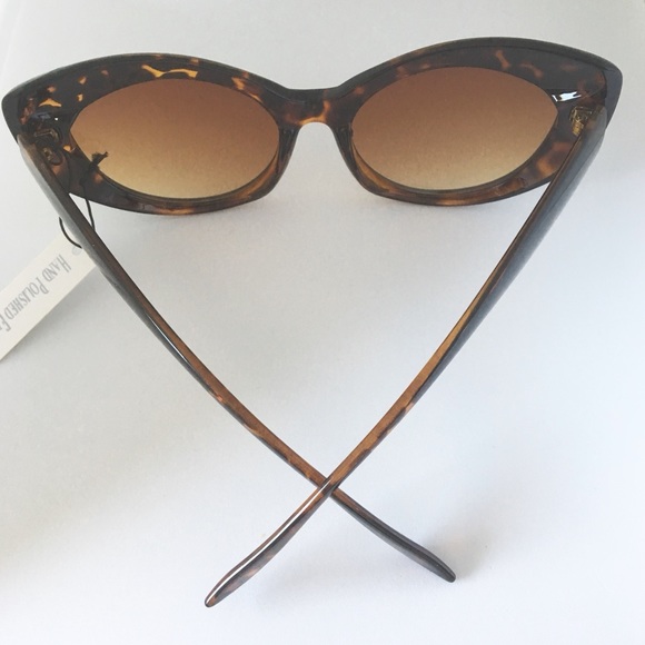 New ☻ Nicole Richie ☻ Butterfly Cat Eye Sunglasses - Picture 4 of 8